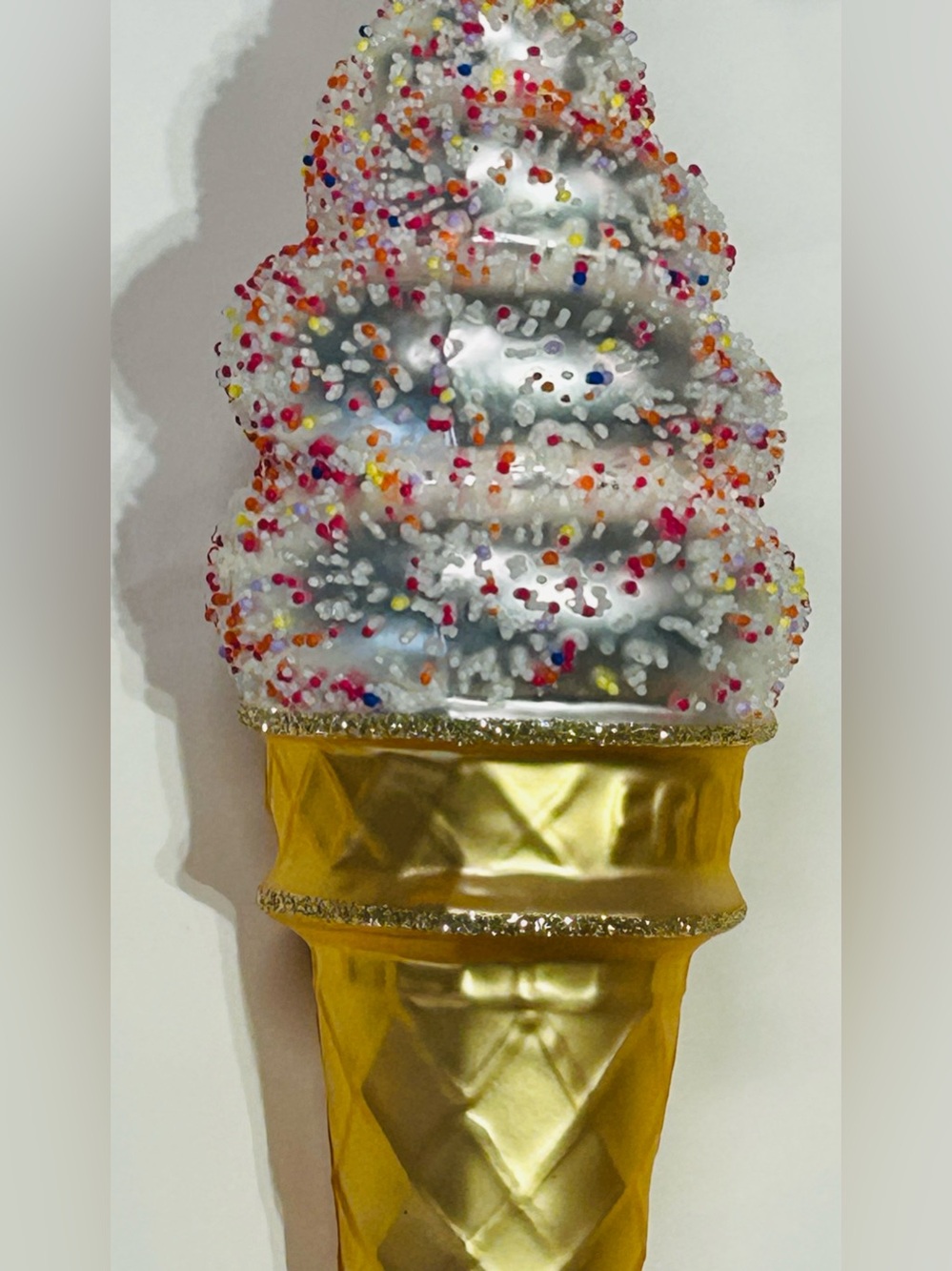 Robert Stanley Christmas Ornament Ice Cream Cone
